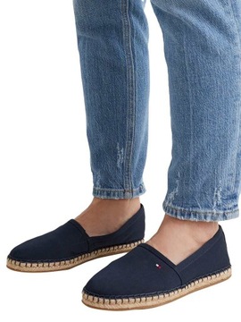 TOMMY HILFIGER BUTY DAMSKIE ESPADRYLE GRANATOWE 37