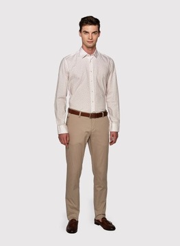 Biała koszula męska 97% bawełna PAKO LORENTE L