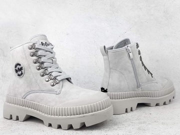 LEE COOPER УЛИЧНАЯ ОБУВЬ TRAPERS WORKERS СЕРАЯ