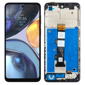 WYŚWIETLACZ LCD DOTYK DO MOTOROLA MOTO G22 RAMKA