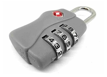 ЗАМОК БАГАЖНИКА С СИСТЕМОЙ TSA LOCK SPILBERGEN, СЕРЫЙ