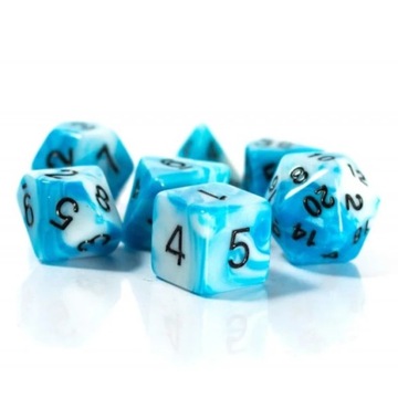 ŚPIEW SYRENY ZESTAW 7 KOŚCI KOSTEK RPG