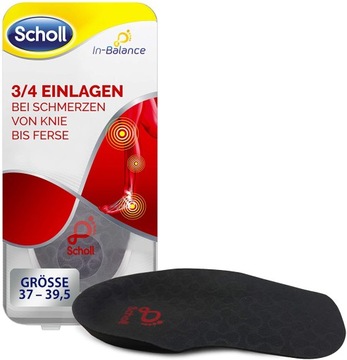 Wkładki do butów Scholl IN-BALANCE 37-39,5 DE