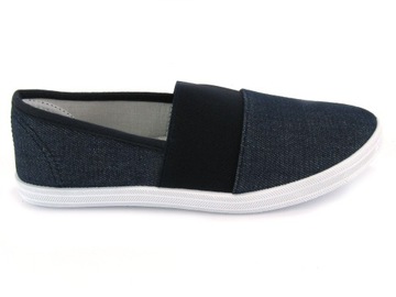 TENISÓWKI DAMSKIE T-3-1415 BALETKI WSUWKI JEANS 39