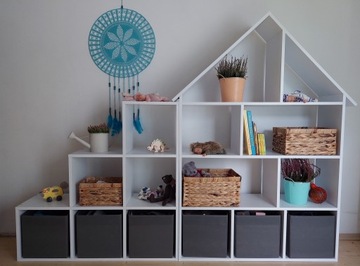 Regał domek zestaw I