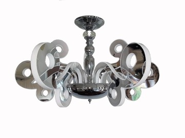 Plafon sufitowy CHROM 9 ramionek LED