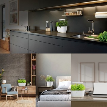 Умная лампа для выращивания растений в цветочном горшке