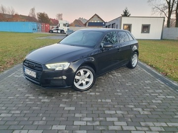 Audi A3 8V Sportback 5d Facelifting 2.0 TDI 150KM 2017 Audi A3 Sportback 2.0tdi 150KM S Tronic 2017r