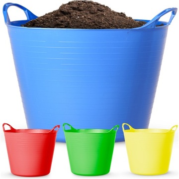 ГИБКАЯ корзина-контейнер для белья Ø48см. 42 Л ЦВЕТА