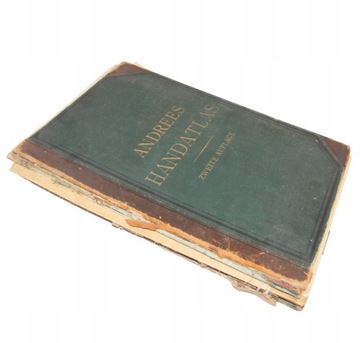 ANDREES HANDATLAS ZWEITE AUFLAGE ___________ЖЕСТКИЙ