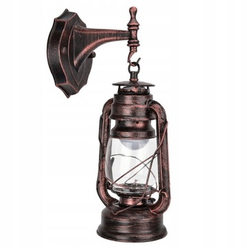 RETRO LAMPA LATARNIA KINKIET OGRODOWY