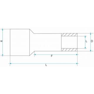 КЛЕММЫ ИЗОЛИРОВАННЫЕ КАБЕЛЬНЫЕ ВТУЛКИ 10мм² 100ШТ.