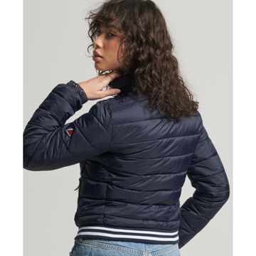 SUPERDRY_Fuji jacket_kurtka pikowana navy_stan idealny_44