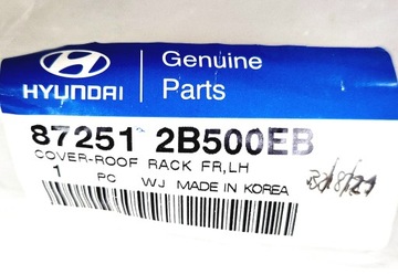 PŘEDNÍ LEVÝ VRSTVA STŘEŠNÍ NOSIČ ZVEDÁK ZÁSLEPKA HYUNDAI SANTA FE 2006+ OE