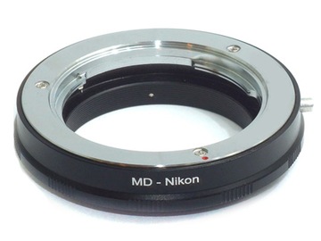 Adapter Minolta MD na Nikon F AI do zdjęć tylko do makro macro bez soczewki