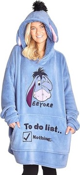 KOC KOCYK BLUZA DISNEY KŁAPOUCHY OVERSIZE Z POLARU SHERPA PREZENT NA ŚWIĘTA