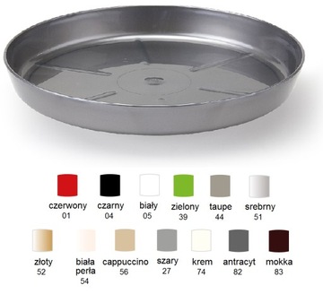 Крышка для цветочного горшка Magnolia 180 Lamel Gloss Varnish - 10 цветов