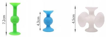 Мягкие силиконовые блоки на присоске.