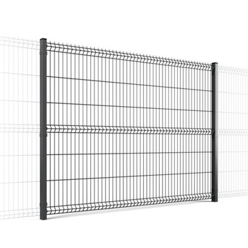 Panele Ogrodzeniowe fi 4 mm 1,23 m Grafit/Antracyt