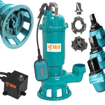 FURIAT IBO 1100 POMPA DO SZAMBA BRUDNEJ CZYSTEJ WODY ROZDRABNIACZEM - MOCNA