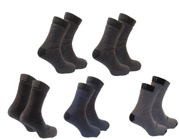 Skarpetki bawełniane frotte robocze NORTH mix kolor R43-46 5 par PL
