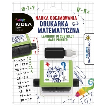 Drukarka matematyczna do nauki odejmowania Kidea
