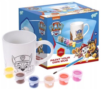 Kubek do malowania z farbami Totum Psi Patrol paw patrol 250 ml hit