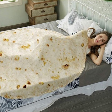 Одеяло для пляжного пикника Tortilla Покрывало 180 см Теплый мягкий Идеальный подарок