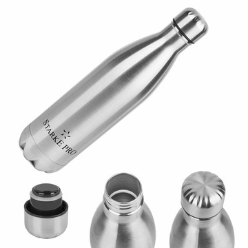 Metalowa BUTELKA TERMICZNA na wodę 750ml StarkePro