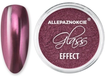 Pyłek lustrzany GLASS EFFECT nr 4 DEEP PINK RÓŻOWY