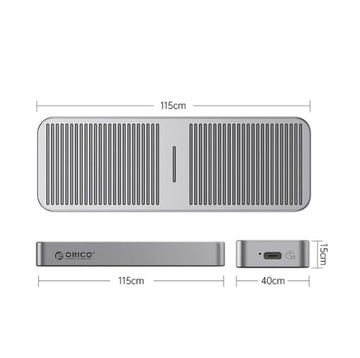 Корпус Orico для твердотельного накопителя PCI-E M.2 NVMe 20 Гбит/с до 4 ТБ + USB-кабель. ПОДРЕЗАТЬ
