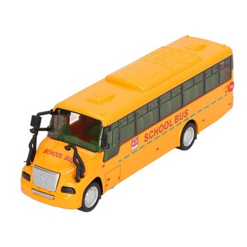 Модель школьного автобуса желтого цвета, отлитая под давлением