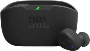 Wave Buds Tws Bezdrátová Sluchátka Bt Černý Mikrofon Pouzdro