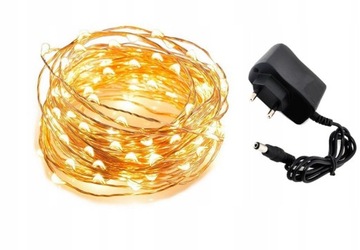 ПРОВОДНЫЕ ЛАМПЫ 100 LED МИКРО СВЕТ ПОСТОЯННОГО ТОКА