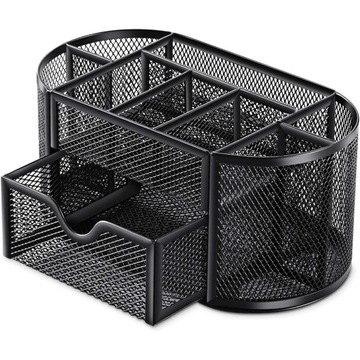 НАСТОЛЬНЫЙ ОРГАНАЙЗЕР, НАСТОЛЬНЫЙ ДЕРЖАТЕЛЬ ДЛЯ КАРАНДАШЕЙ, ЧЕРНЫЙ ДЕРЖАТЕЛЬ РУЧКИ