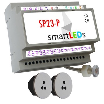 Sterownik schodowy LED smartLEDs SP23-P sonda światła fala półpiętro