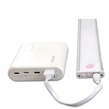 2x НОЧНИК СВЕТОДИОДНАЯ ЛАМПА С ДАТЧИКОМ ДВИЖЕНИЯ USB НАСТЕННЫЙ ЛАМПА МАГНИТ 3 ЦВЕТА
