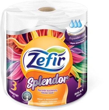 Ręcznik papierowy DUŻY 100% celuloza 60M 3WARSTWY