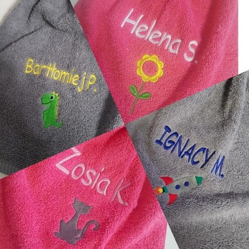 Полотенце детское с именем, именной вышивкой, 50х30
