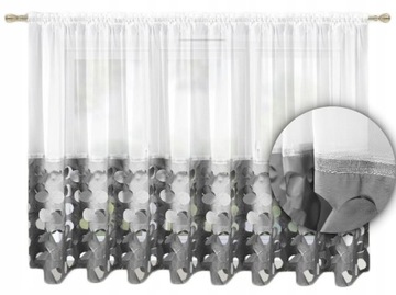 FIRANA AŻUROWA WYCINANA LASEROWO 400x160 KÓŁKA 3D