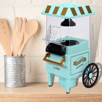 MASZYNA DO POPCORNU RETRO BEZ TŁUSZCZU 1200W LUND