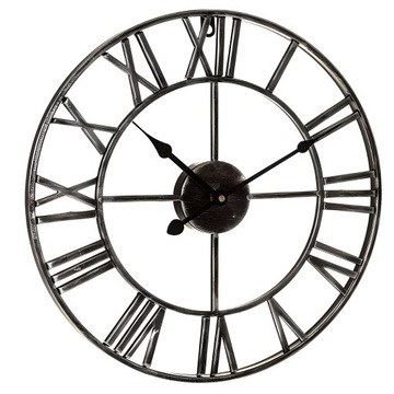ZEGAR ŚCIENNY RETRO LOFT RZYMSKI 3D VINTAGE 50cm