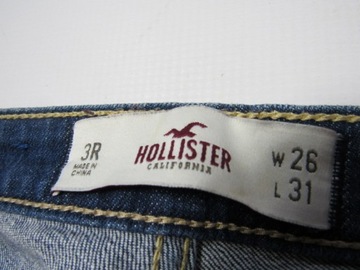 HOLLISTER CO oryginalne Spodnie Jeansy W26 L31