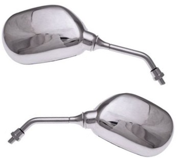 ЗЕРКАЛА ХРОМИРОВАННЫЙ МАТЕРИАЛ 8 ММ МОТОЦИКЛ СКУТЕР QUAD