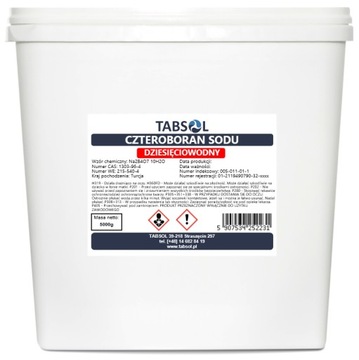 Czteroboran Sodu 10 H2O 99,9% boraks borax 5kg