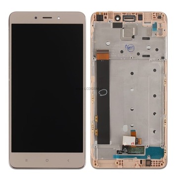 LCD wyświetlacz + RAMKA Xiaomi Redmi Note 4 GOLD