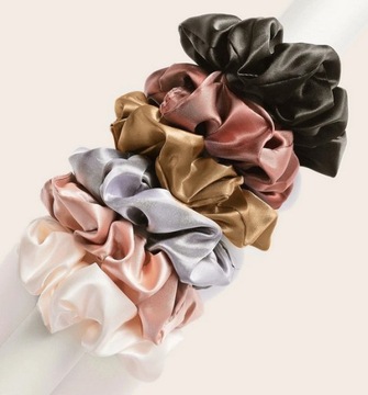 НАБОР РЕЗИНОК ДЛЯ ВОЛОС 4 шт. Розовый Серый Черный Сталь.