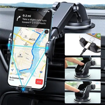 Автомобильный держатель для телефона, окна, кабины, регулируемая длина, вращение