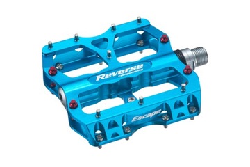 Pedały platformowe REVERSE Escape - Light Blue # Mocne DIRT DH FR ENDURO
