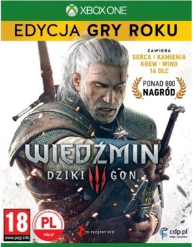 Wiedźmin 3 Edycja Gry Roku XOne wszystkie dodatki XOne